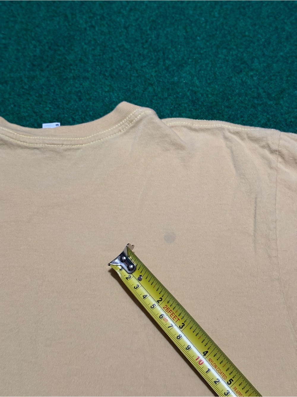 Never Shout Never Band T-Shirt Vintage Y2K Emo Alt Yellow Graphic Medium Grunge - Picture 9 of 9